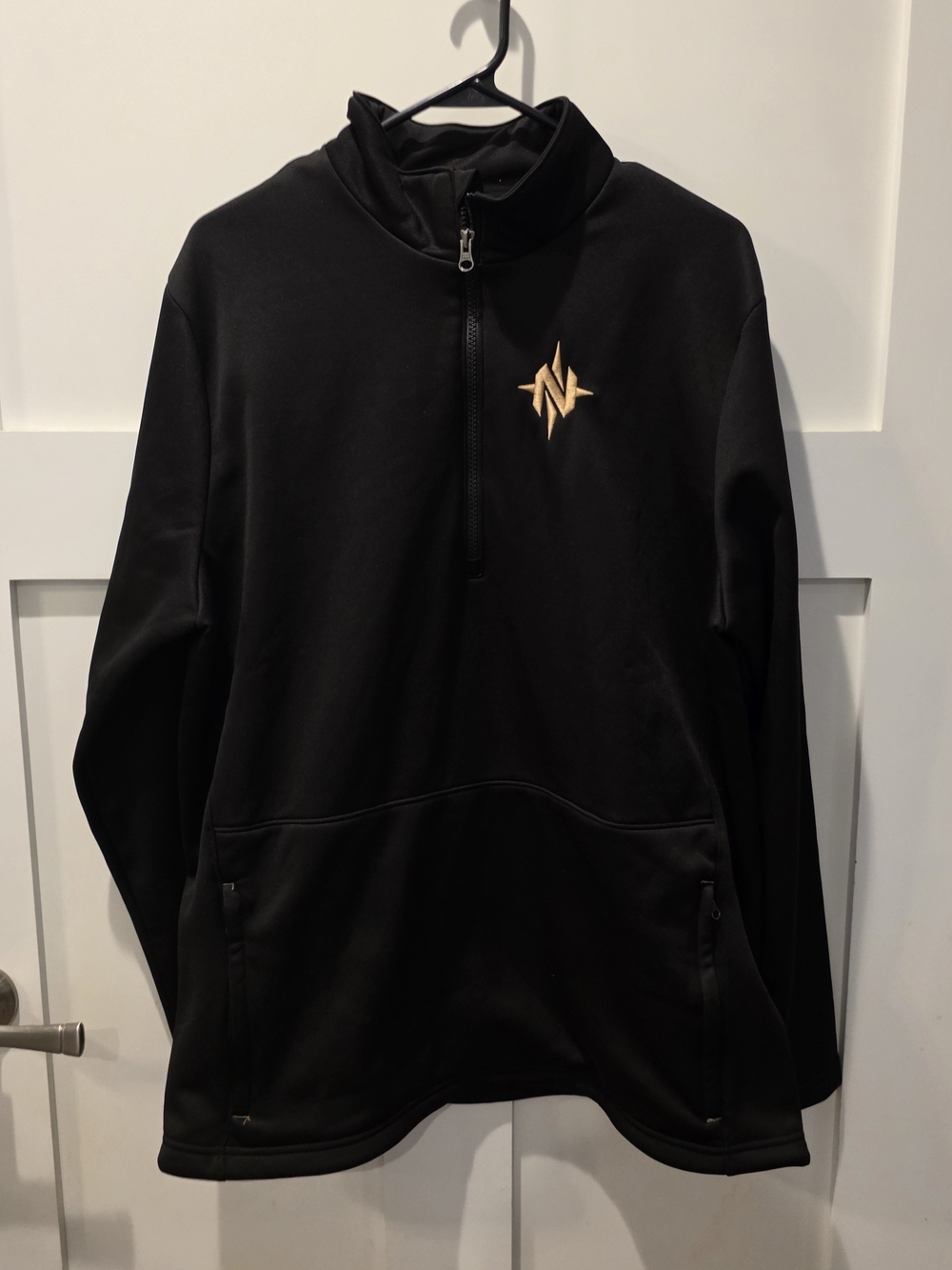 Nomad Sweater Southbounder Mens Large Black Outdoor  1/4 Zip Performance